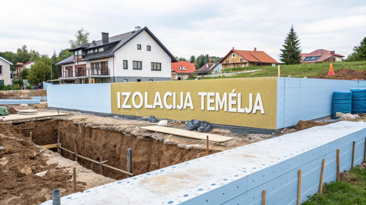 Cjeloviti vodič: izolacija temelja sa vanjske strane